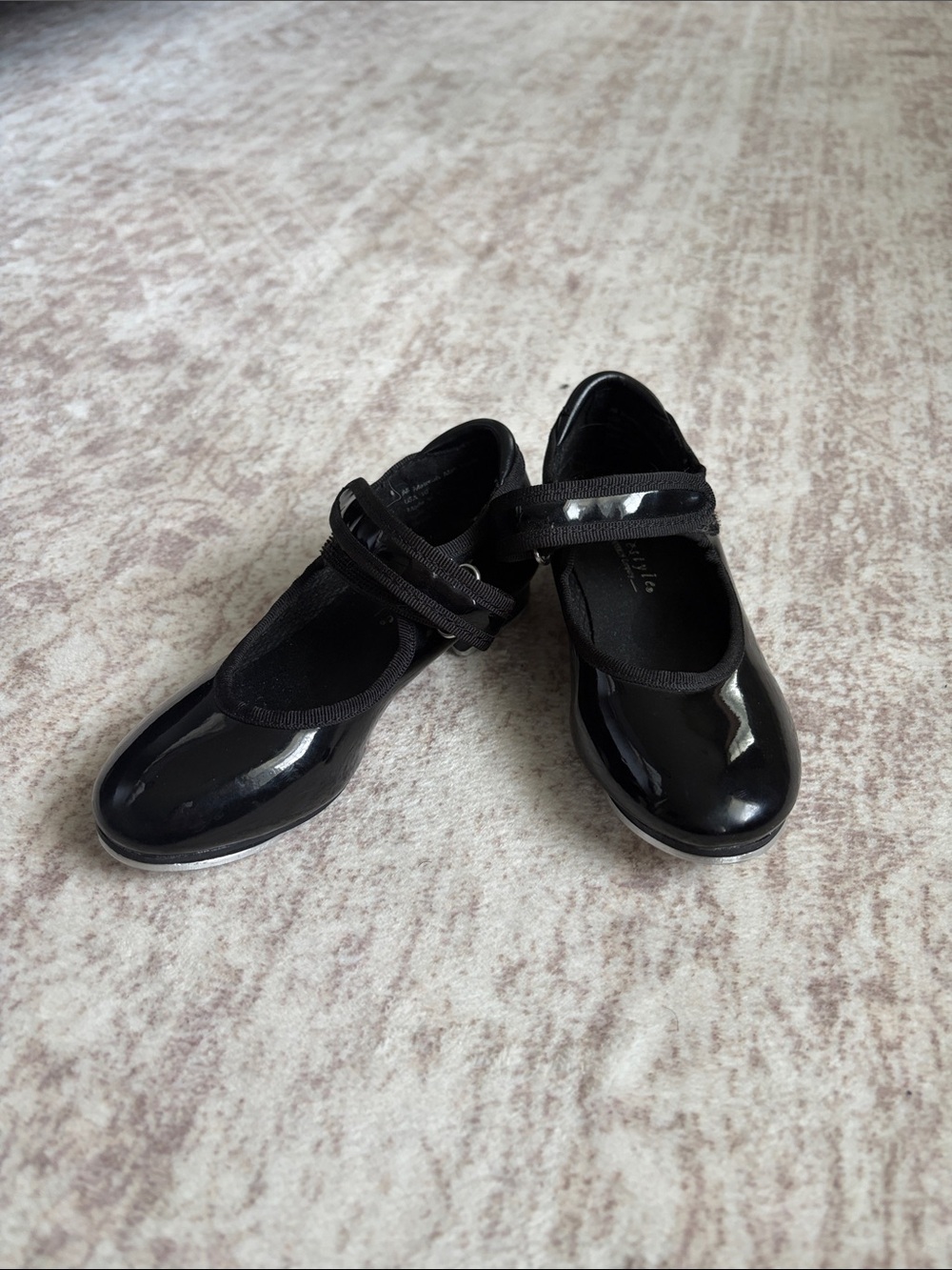 Freestyle Black Tap Shoes for Kids